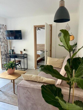 Apartamento 1 habitación, con aire acondicionado