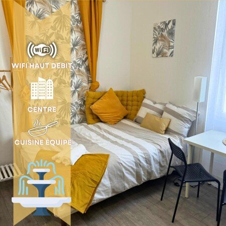 Appartement cozy, 1 chambre, avec wifi