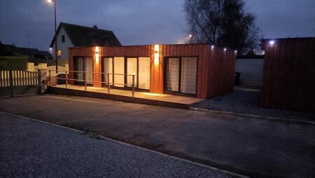Chalet 2 chambres, avec climatisation