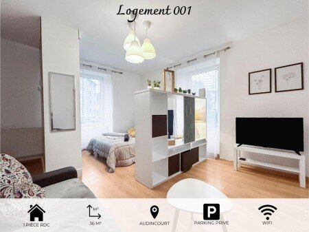 Studio cozy, 1 chambre, avec parking