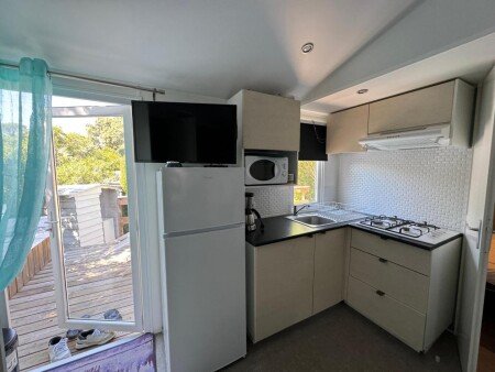 Mobil home 1 chambre, avec piscine