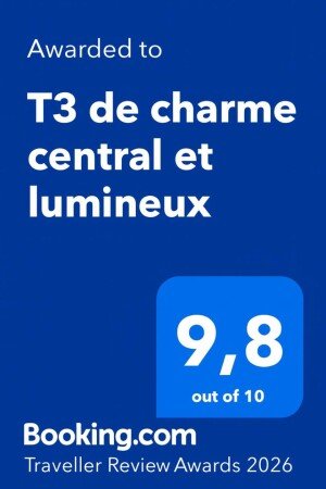 T3 de charme, 1 chambre, avec wifi