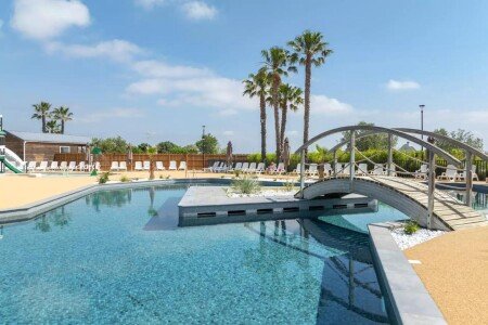 Mobil home 2 chambres, avec piscine