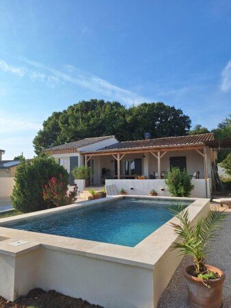 Maison 1 chambre, avec piscine