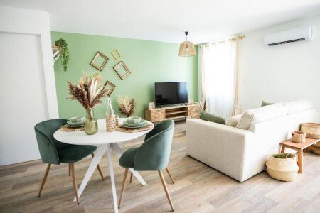 Appartement chic, 1 chambre, avec jacuzzi