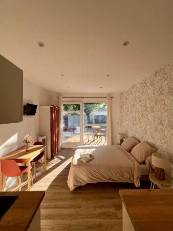 Studio 1 chambre, avec jardin