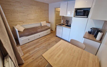 Appartement 2 chambres, avec jardin