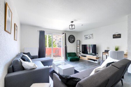 Appartement design, 1 chambre, avec wifi