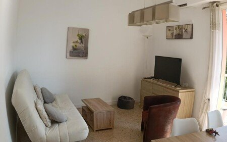 T2 1 chambre, avec climatisation