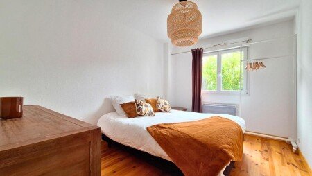 Appartement 1 chambre, avec jardin