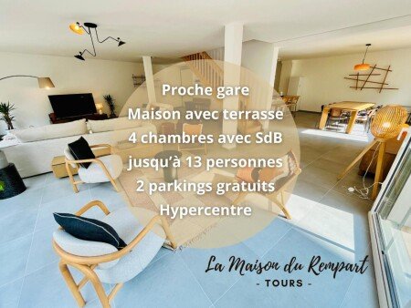 Maison 4 chambres, avec climatisation