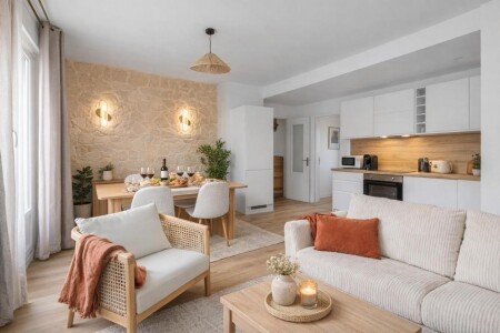 Appartement confortable, 3 chambres, avec wifi
