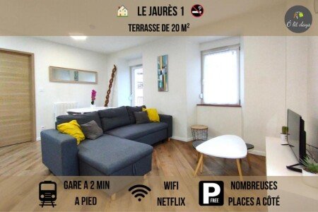 Appartement 1 chambre, avec wifi