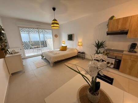 Studio 1 chambre, avec jardin