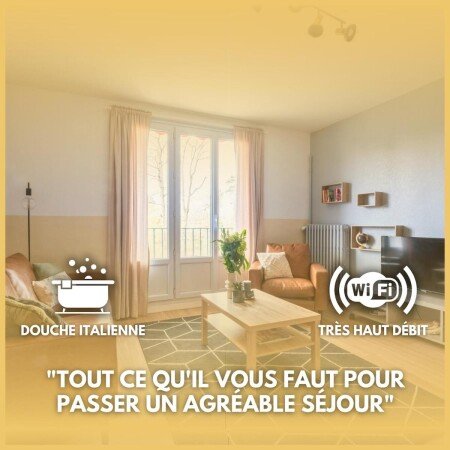 Appartement 3 chambres, avec wifi