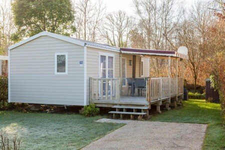 Mobil home 2 chambres, avec jardin