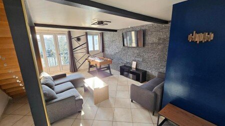 Duplex 2 chambres, avec jardin