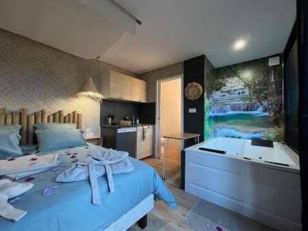 Maison 1 chambre, avec jacuzzi