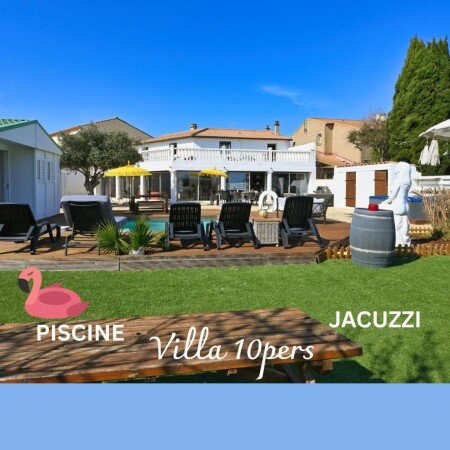 Villa 5 chambres, avec jacuzzi