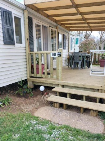 Mobil home 1 chambre, avec piscine