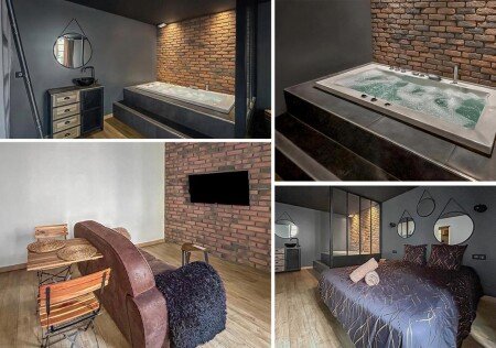 Appartement 2 voyageurs, avec jacuzzi