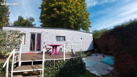 Camping / Mobil Home cozy, 1 chambre, avec jardin