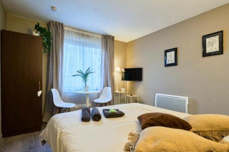 Appartement cozy, 2 voyageurs, avec wifi