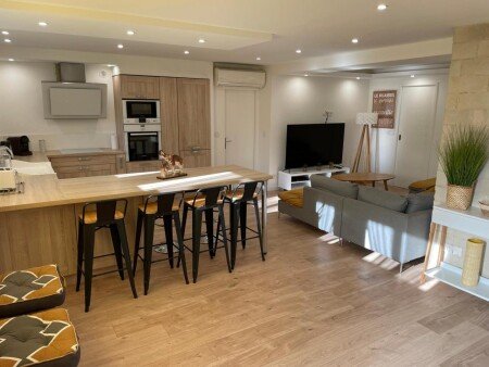 Appartement 2 chambres, avec jardin