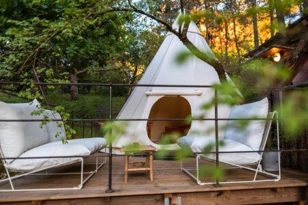 Tipi 1 chambre, avec jardin