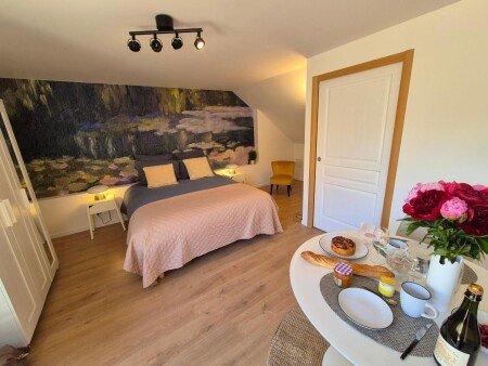 Maison de campagne 1 chambre, avec wifi