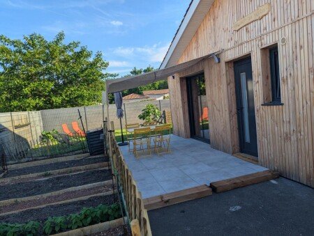 Chalet 2 chambres, avec jardin