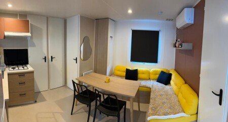 Mobil home 1 chambre, avec jacuzzi
