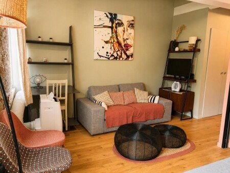 Duplex cozy, 1 chambre, avec climatisation