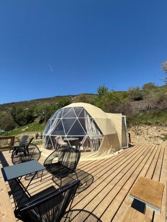 Tente 1 chambre, avec jardin