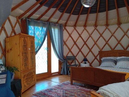 Yourte 1 chambre, avec jardin