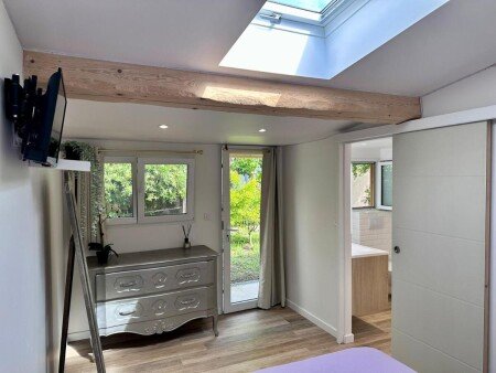 Appartement 2 chambres, avec jardin