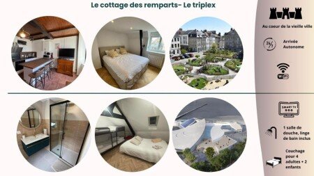 Appartement 2 chambres, avec wifi