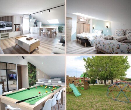 Appartement 3 chambres, avec jacuzzi