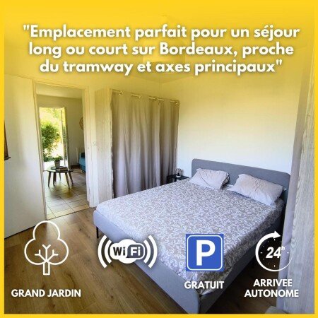 Appartement 1 chambre, avec jardin