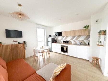 Appartement cozy, 2 chambres, avec wifi