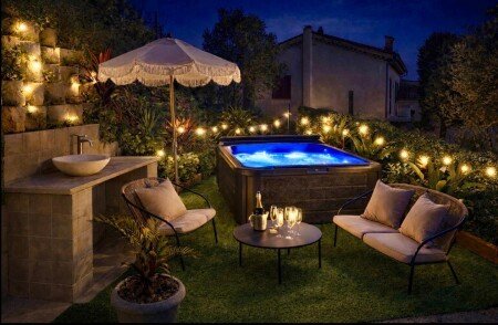 Villa 3 chambres, avec jacuzzi