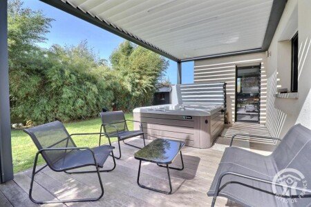 Maison de campagne 10 voyageurs, avec jacuzzi