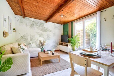 Appartement 1 chambre, avec jardin