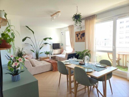 T3 2 chambres, avec climatisation