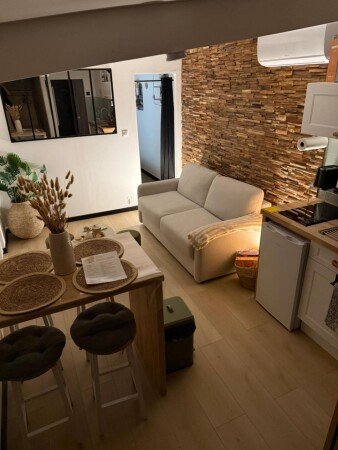 Appartement chic, 1 chambre, avec jardin
