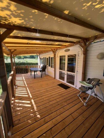 Camping / Mobil Home 1 chambre, avec piscine