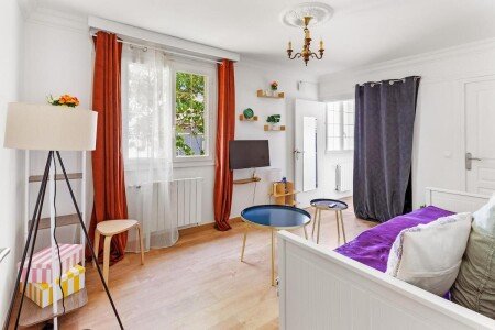 Appartement 1 chambre, avec jardin