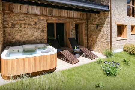 Chalet 6 chambres, avec jacuzzi