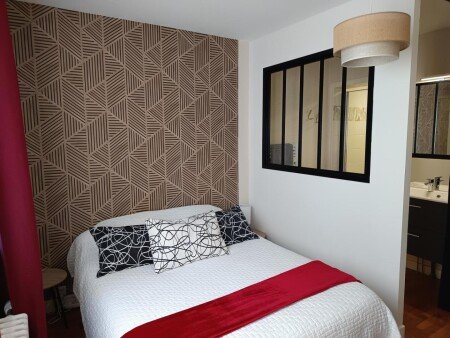 Appartement 1 chambre, avec jardin