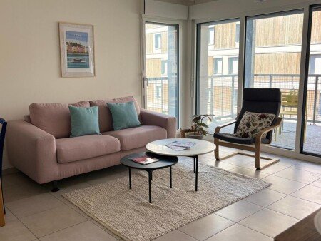 Appartement cozy, 2 chambres, avec jardin